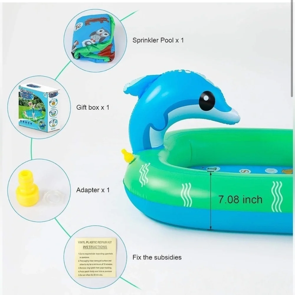 Chomunce Dolphin Sprinkler Pool